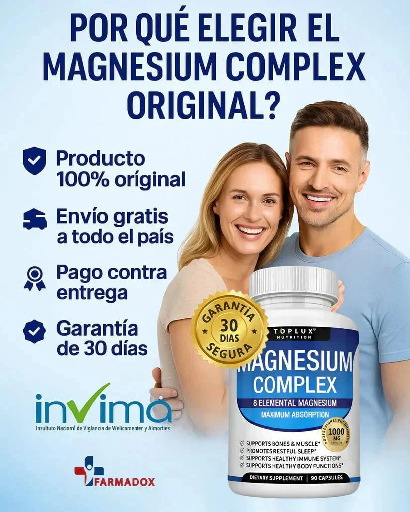 Magnesium Complex Energía, Sueño y Bienestar en SOLO DÍAS! 💙 (Cópia) - IMPERIUM