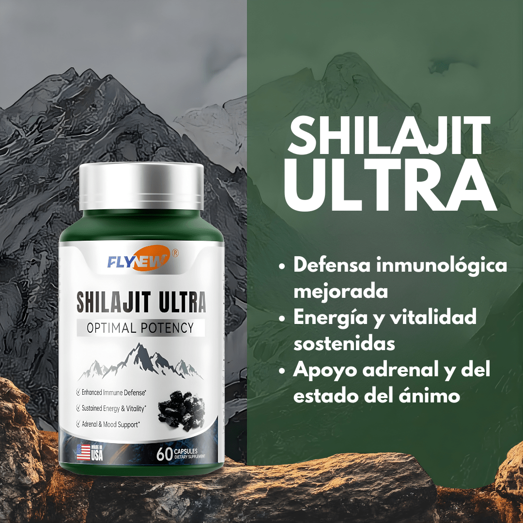 FLYNEW SHILAJIT ULTRA – Energía natural, vitalidad diaria y apoyo integral para tu rendimiento - IMPERIUM