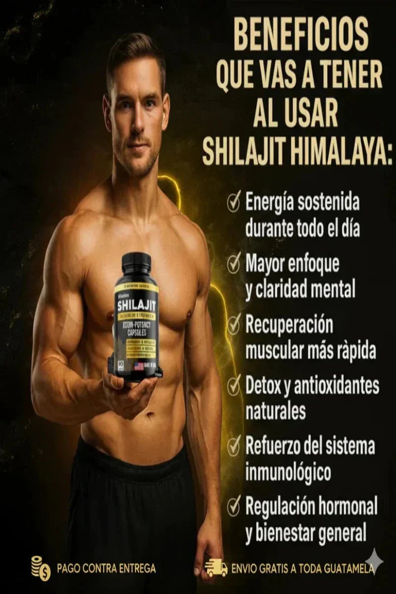 Gomitas de Shilajit para Hombres | Energía, Testosterona y Rendimiento Natural - IMPERIUM