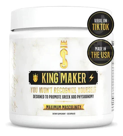 King Maker - Suplemento con Tongkat Ali, Turkesterona, Ecdisterona, Fadogia Agrestis, betarraga roja, maca negra y zinc (13 en 1) - IMPERIUM