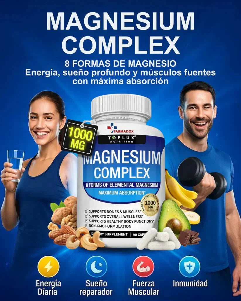 Magnesium Complex Energía, Sueño y Bienestar en SOLO DÍAS! 💙 (Cópia) - IMPERIUM