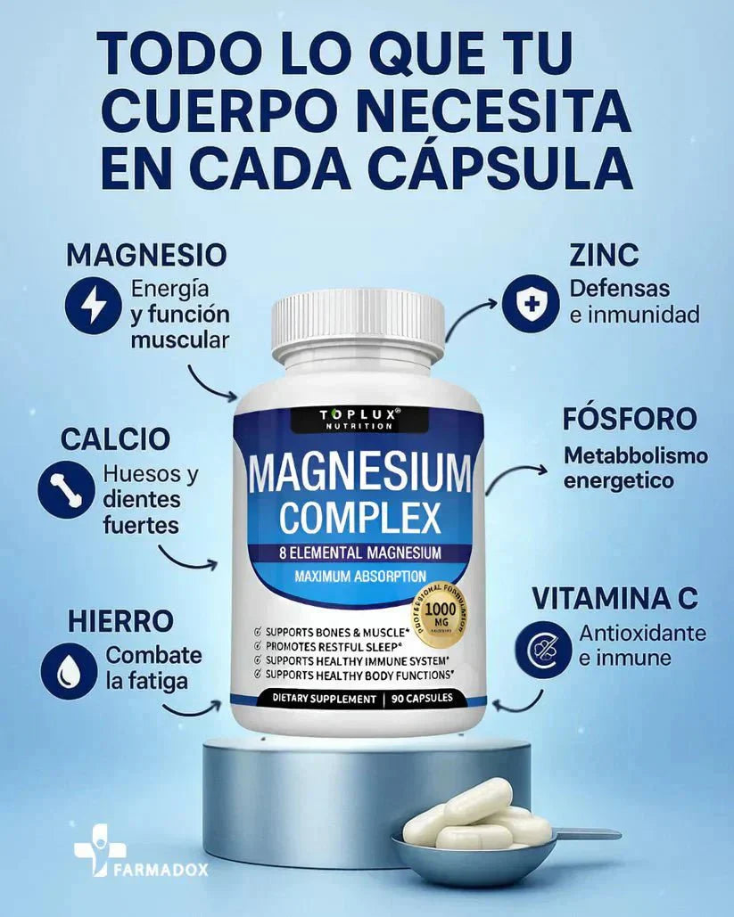 Magnesium Complex Energía, Sueño y Bienestar en SOLO DÍAS! 💙 (Cópia) - IMPERIUM