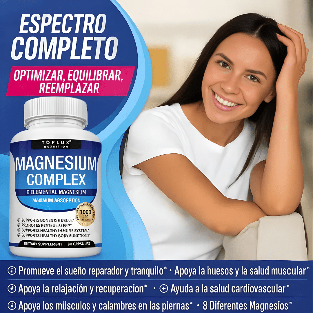 MAGNESIUM COMPLEX X 90 CÁPSULAS – Equilibrio mineral, bienestar diario y apoyo integral para tu rutina - IMPERIUM