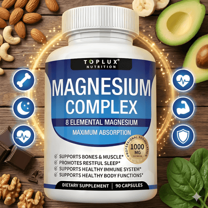 MAGNESIUM COMPLEX X 90 CÁPSULAS – Equilibrio mineral, bienestar diario y apoyo integral para tu rutina - IMPERIUM