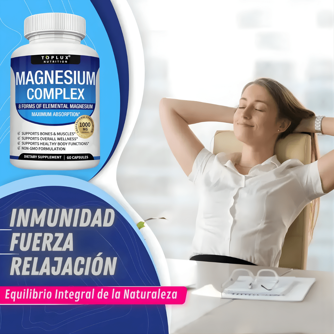MAGNESIUM COMPLEX X 90 CÁPSULAS – Equilibrio mineral, bienestar diario y apoyo integral para tu rutina - IMPERIUM