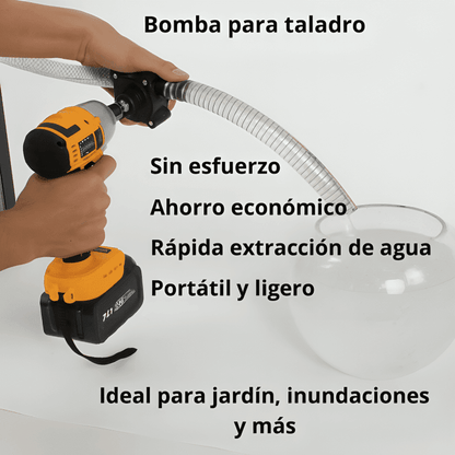 PowerPump™ - CONVERTIDOR DE TALADRO A BOMBA DE AGUA - IMPERIUM