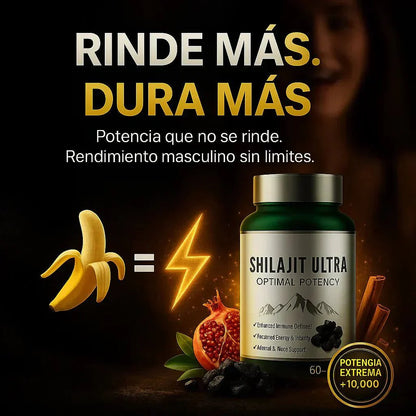 SHILAJIT ULTRA® Energía, Testosterona y Rendimiento Natural - IMPERIUM